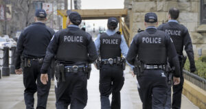 Chicago Police Officers On Patrol