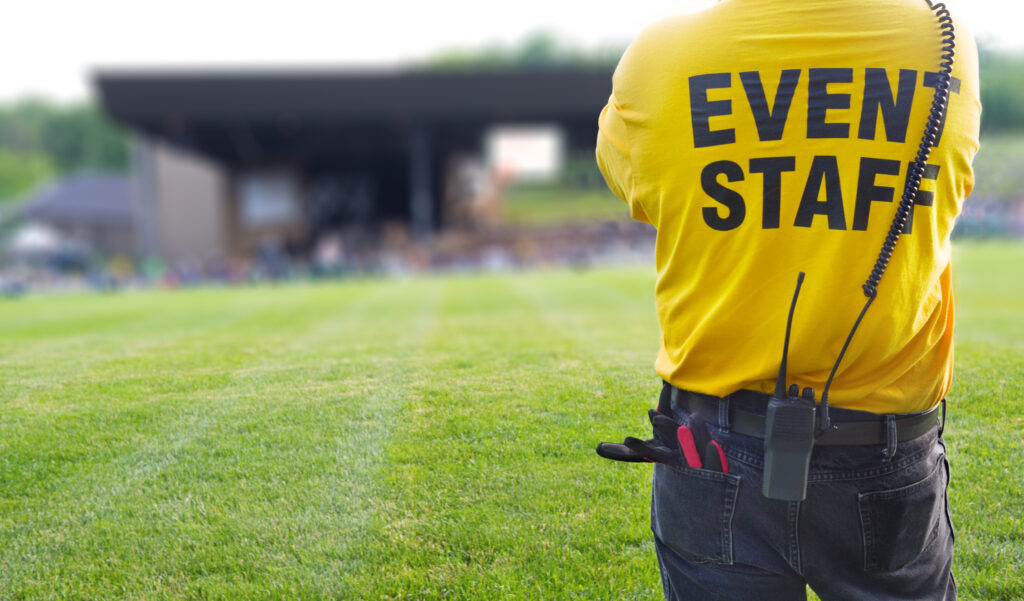 Event Staff for concert security